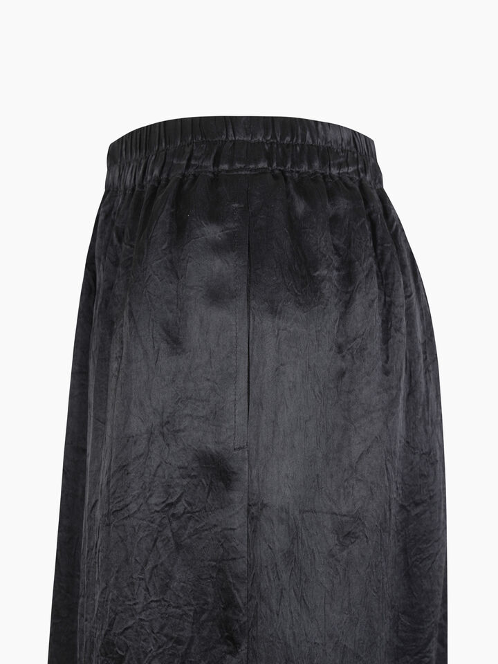 Black midi skirt - sisley k longuette skirts - Black | Sisley K image number 3